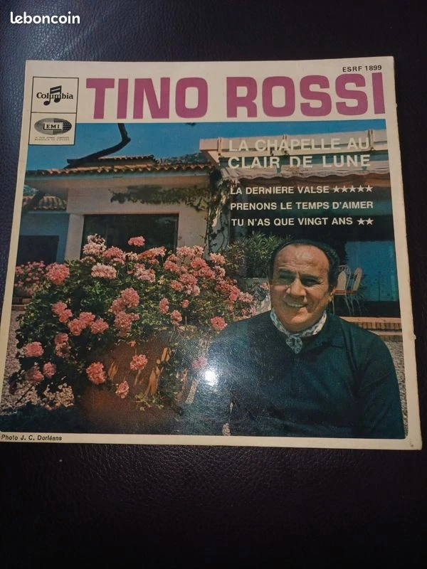 Disque vinyl 45t Tino Rossi